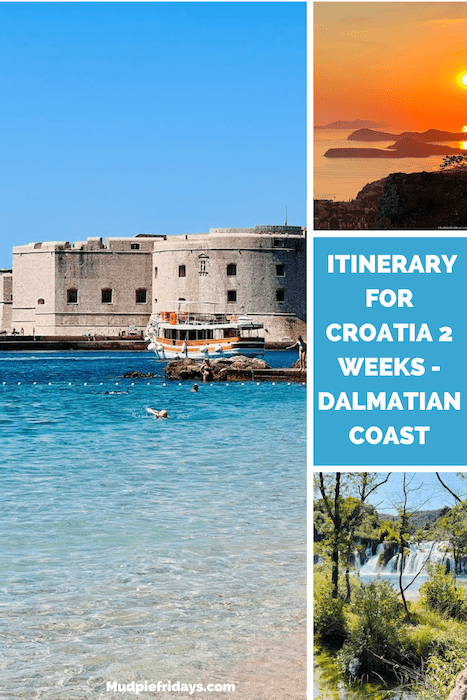 Itinerary for Croatia 2 weeks - Dalmatian Coast