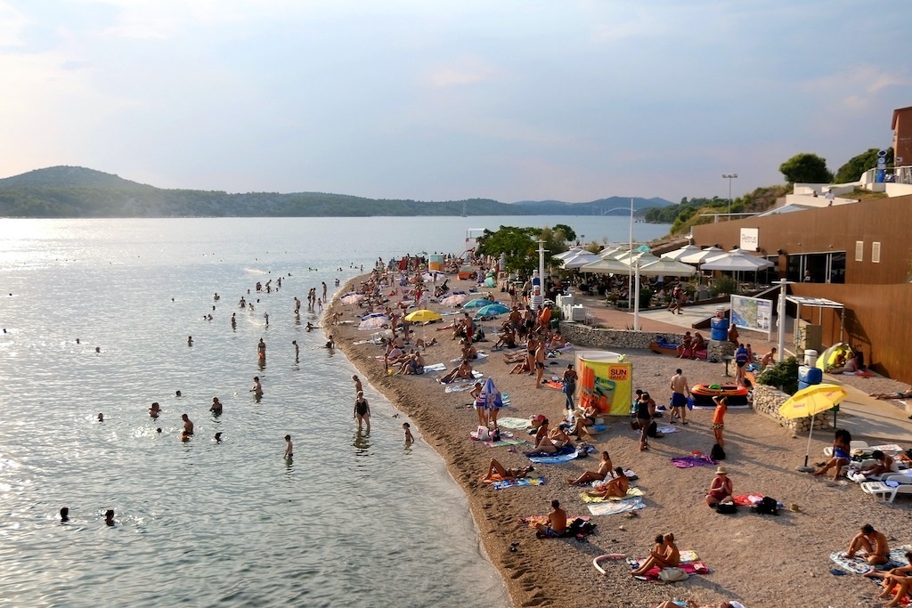 Banj Beach of Sibenik
