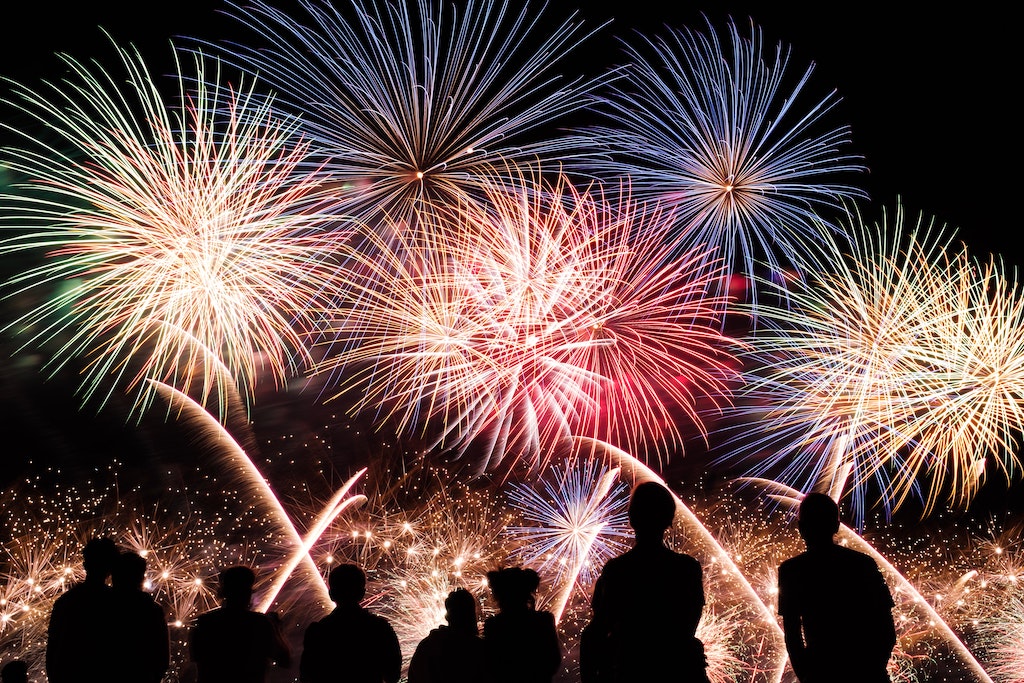Firework displays in Sussex