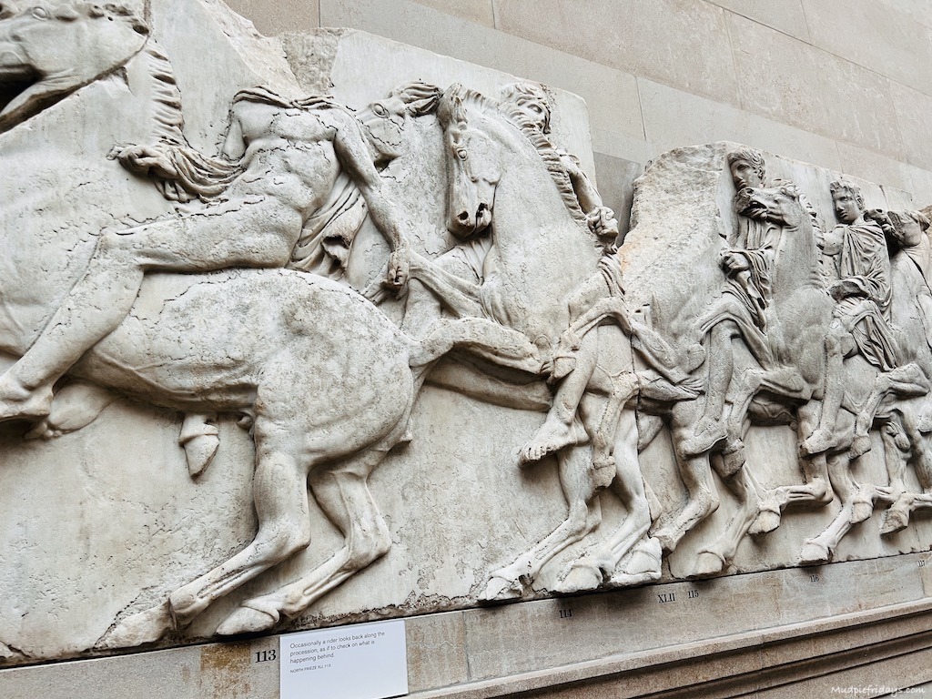 The white marbles at The british museum