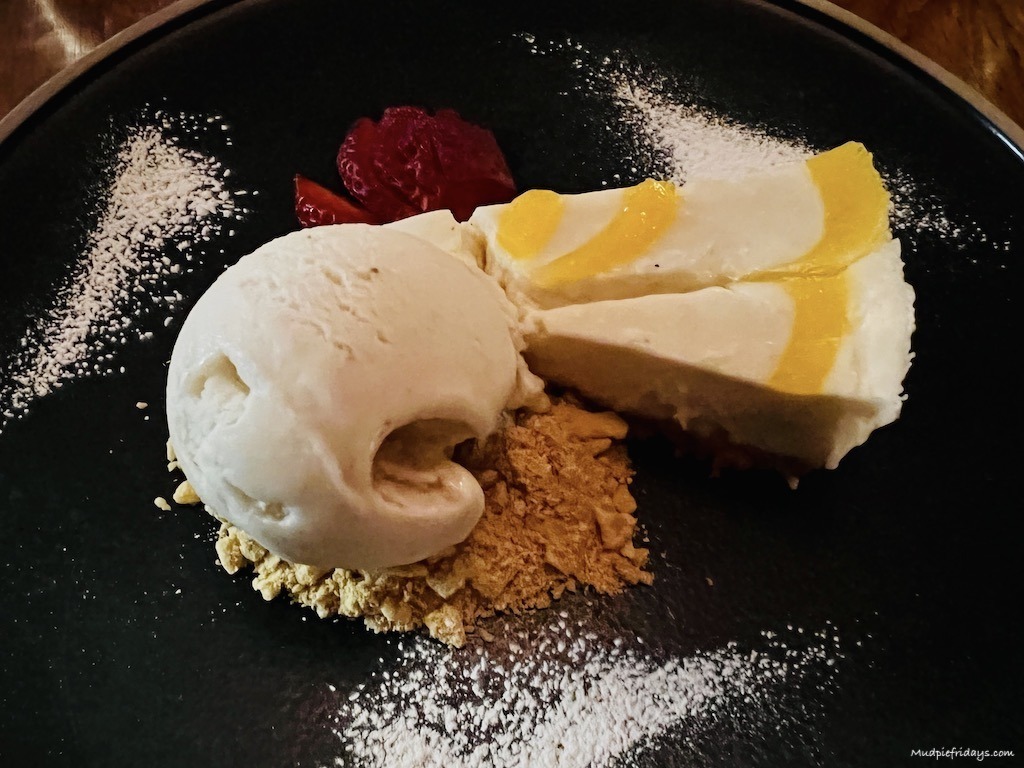 Vegan dessert in the corner hotel