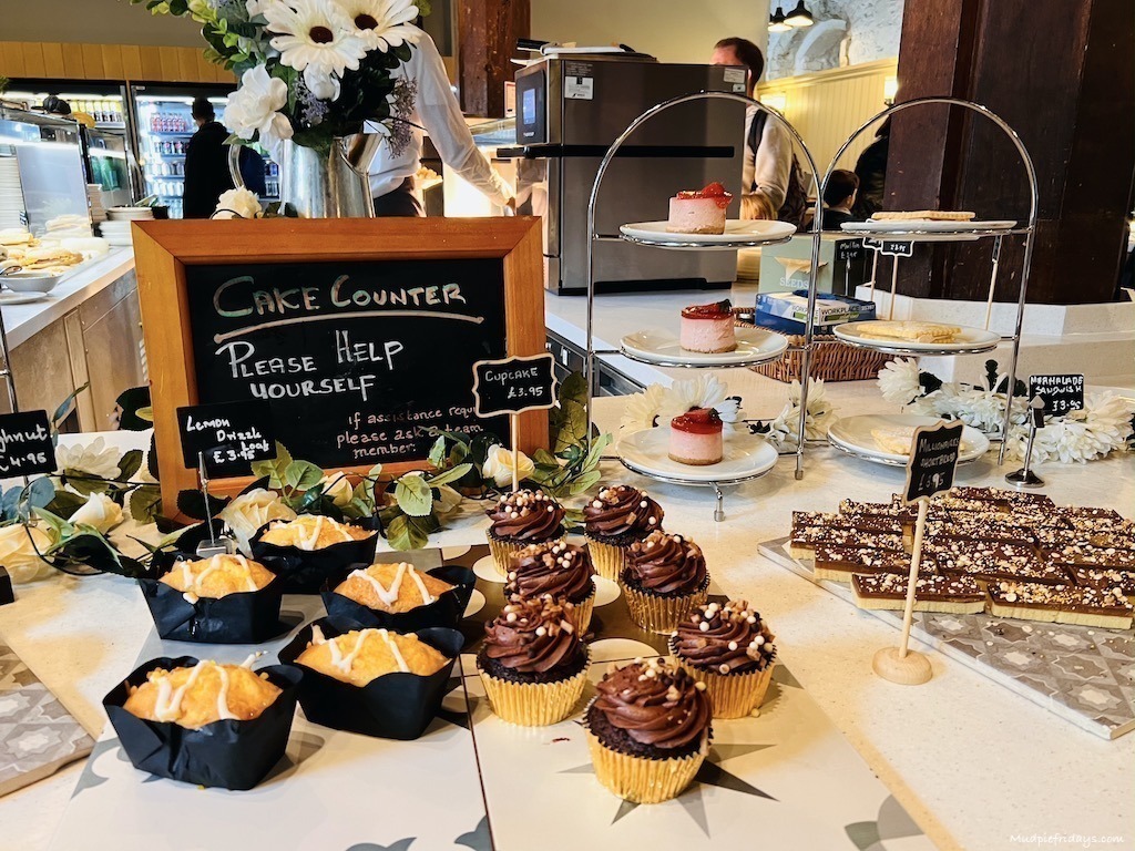 Yummy cakes at the armoury cafe