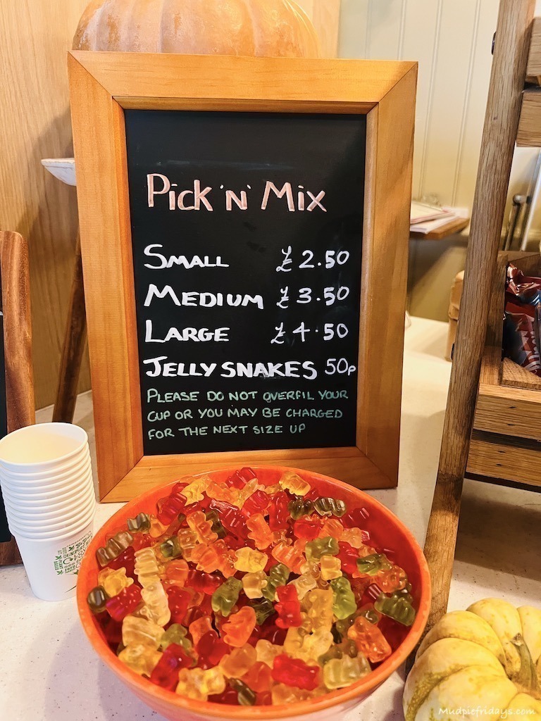 pick and mix for kids at the armoury cafe