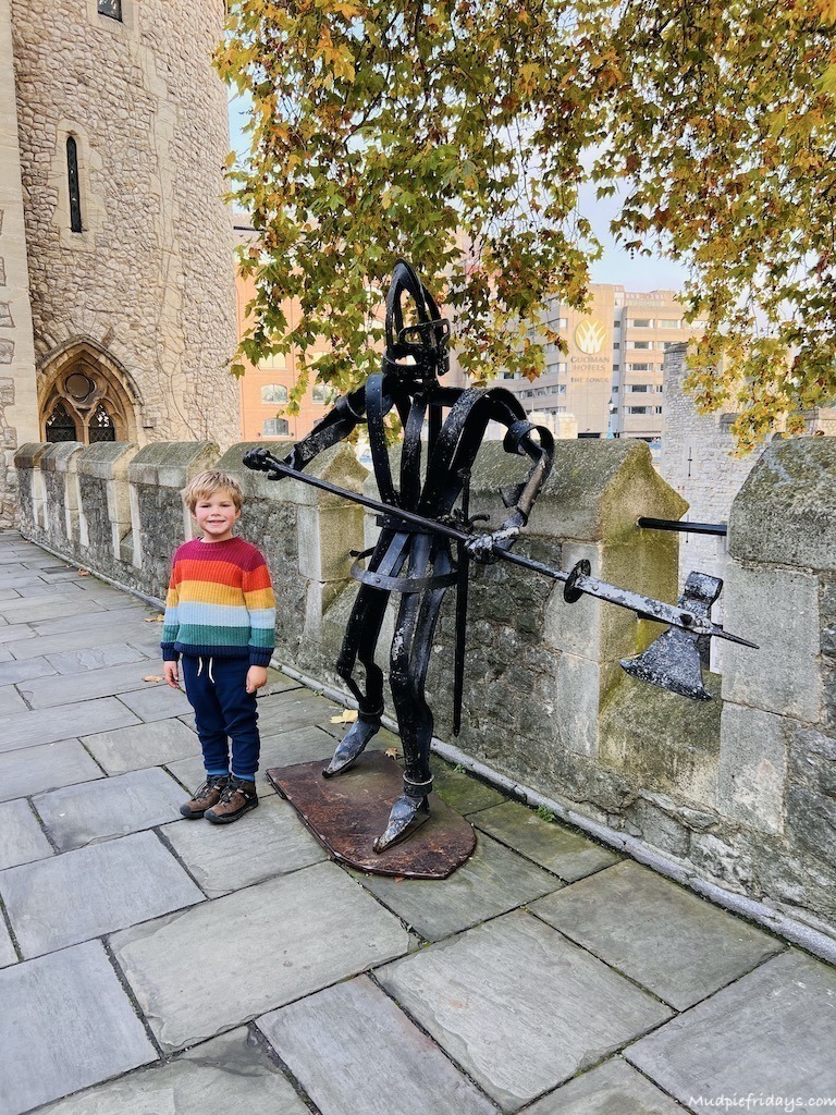 Walking the battlements at the tower of london