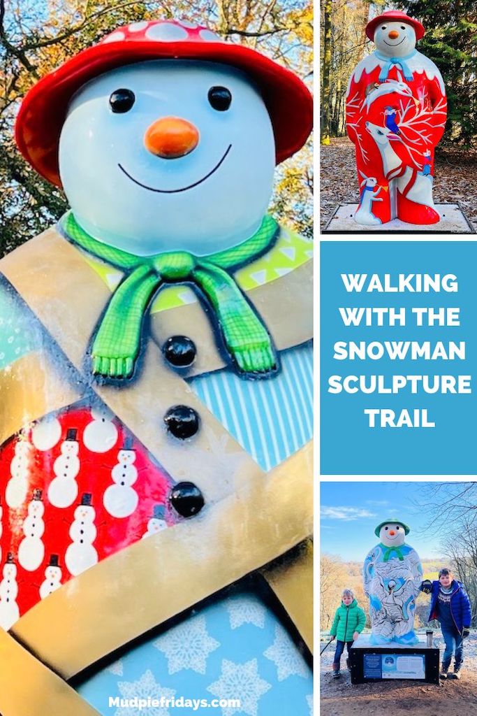 Walking with the snowman sculpture trail
