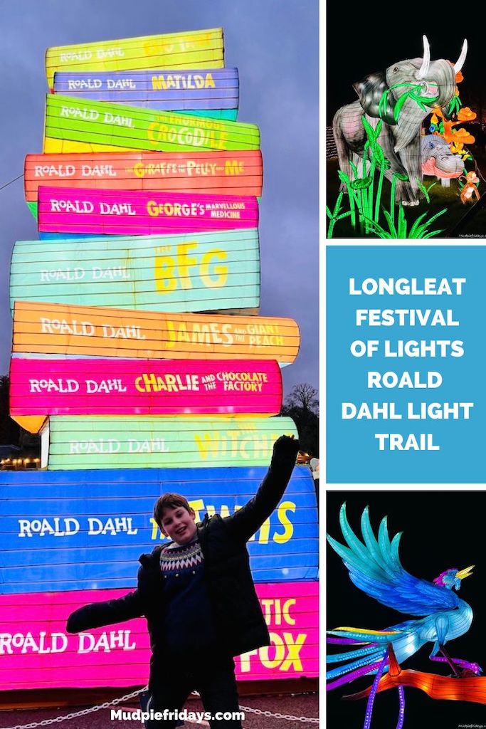 Longleat festival of lights roald dahl light trail