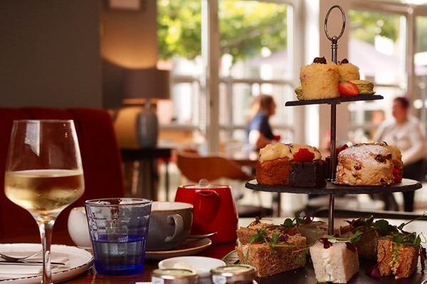 The afternoon tea at Pallant House in West Sussex