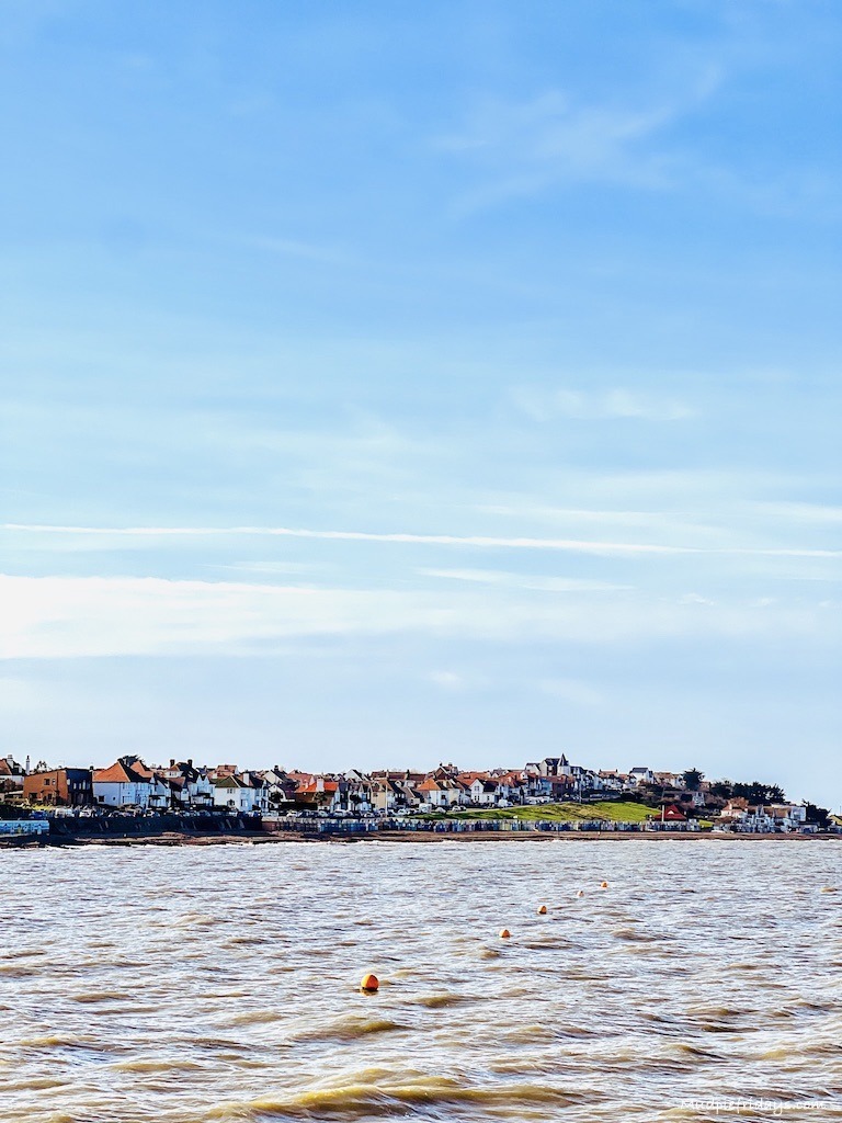 The view from the end of Herne Bay pier in Kent