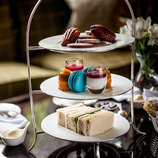 Amberley Castle afternoon tea in West Sussex