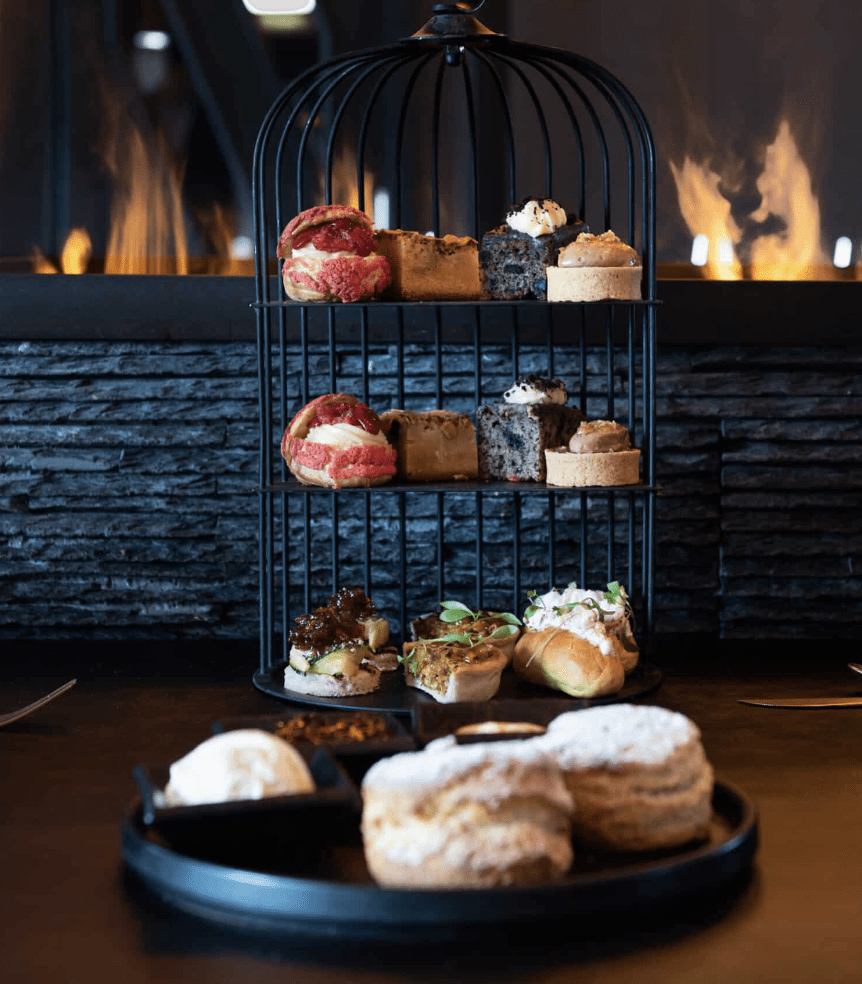 afternoon tea at the Firepit in Kent
