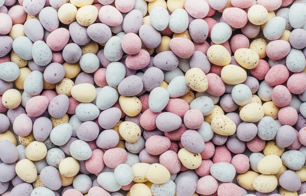 Mini eggs for easter egg hunt in Surrey