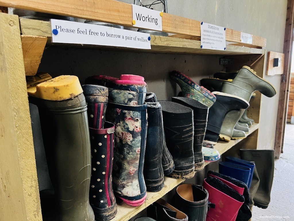 Wellies to borrow