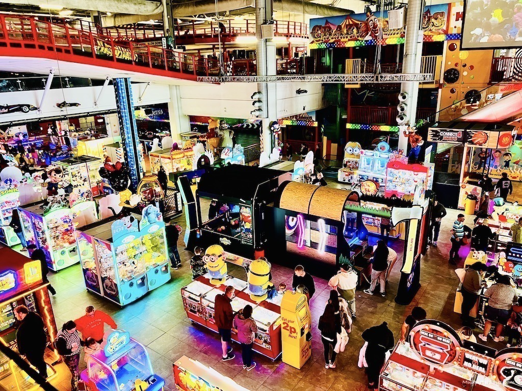 arcades at the seaside