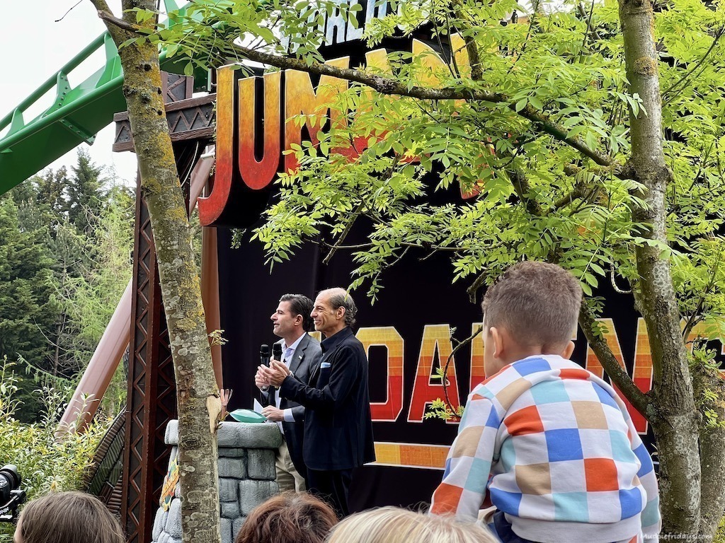 Merlin CEO launching Jumanji World at Chessington world of adventures and the new rides