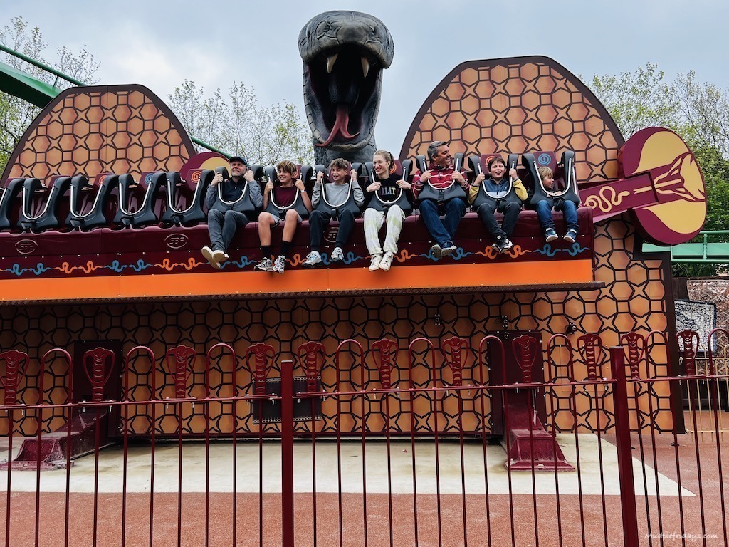 Mamba strike new ride at Chessington world of adventures in World of Jumanji