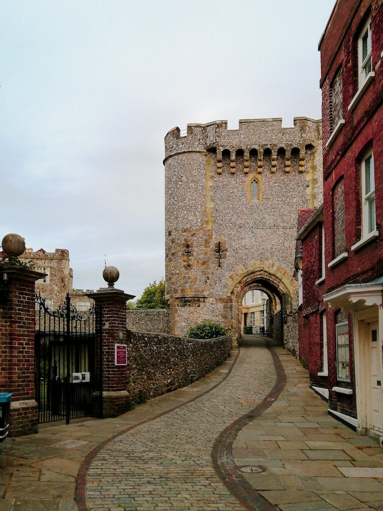 Lewes castle gateway