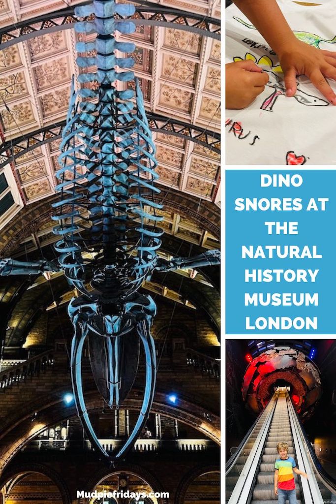 Dino Snores at the Natural History Museum London