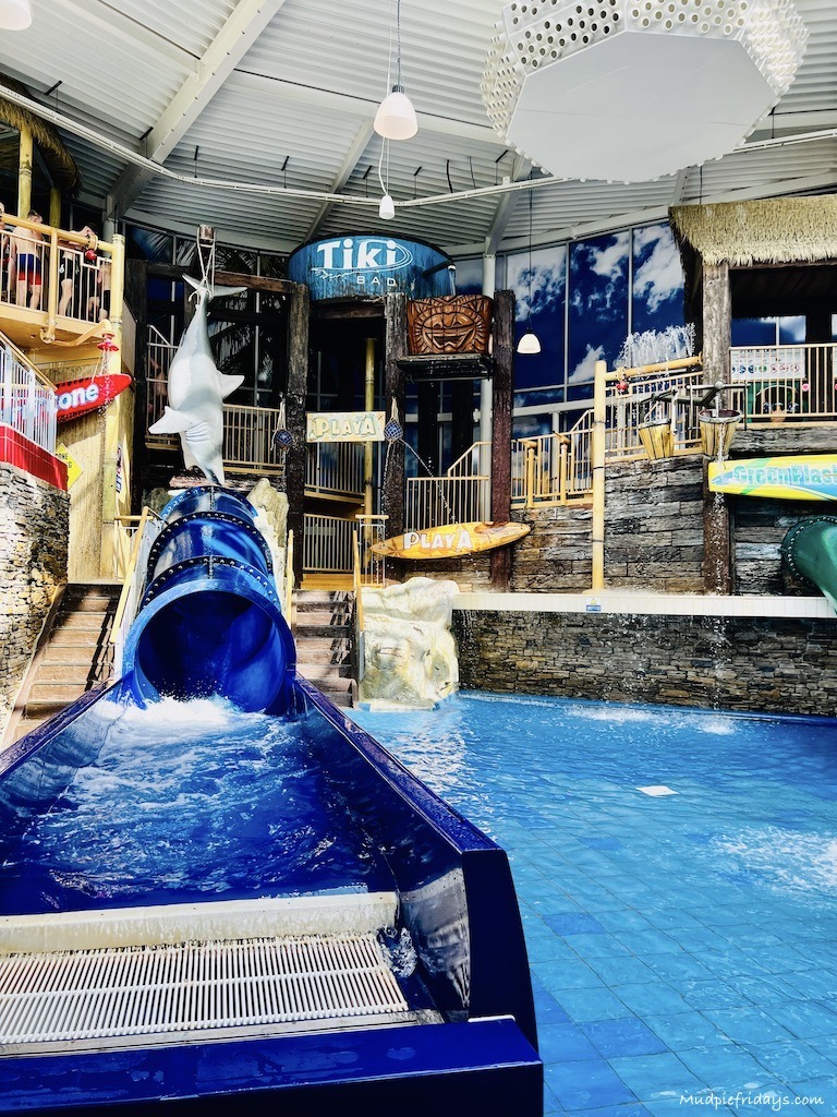 inside the water park at Duinrell this is the area for children 100cm