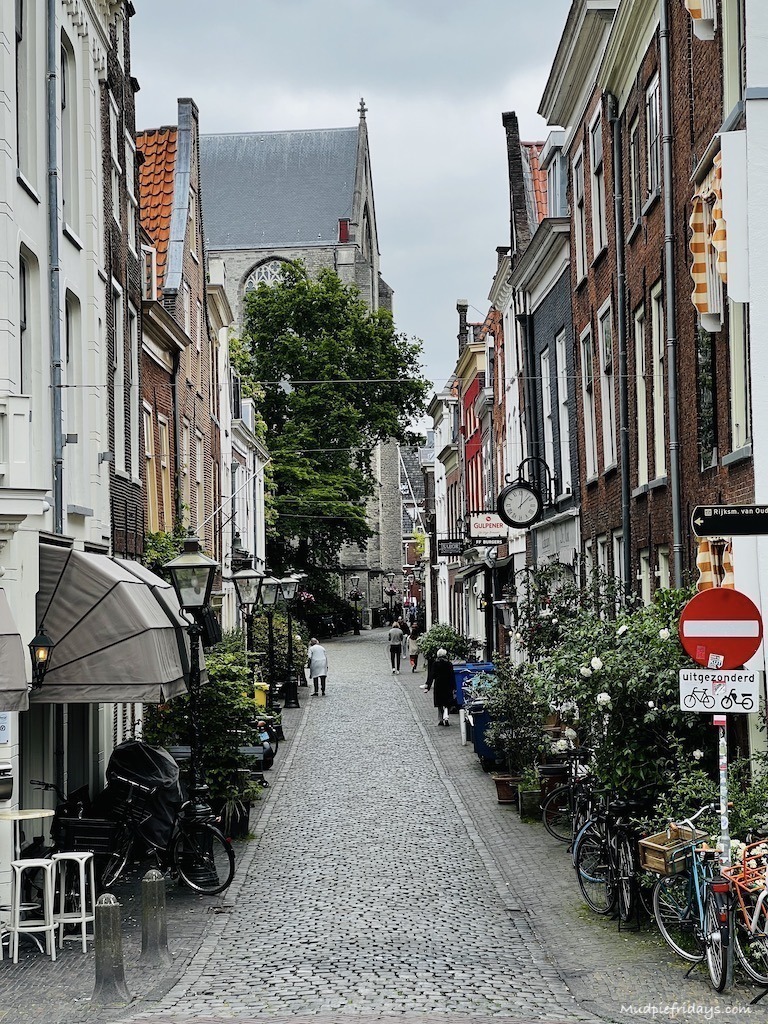Leiden streets in the Netherlands, Holland. a day trip when staying with Eurocamp Duinrell