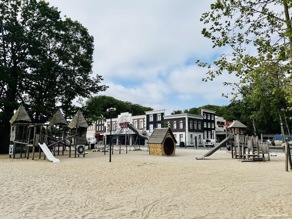 the main play area in Duinrell holiday park - Eurocamp in the Netherlands