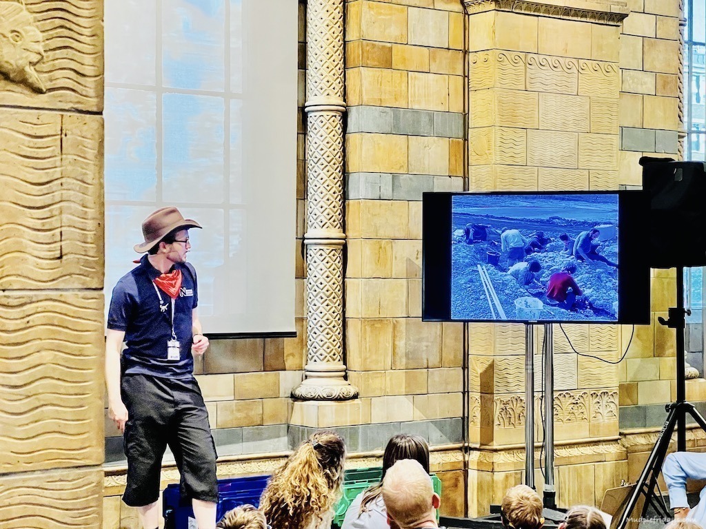 One of the presentations in the first activity