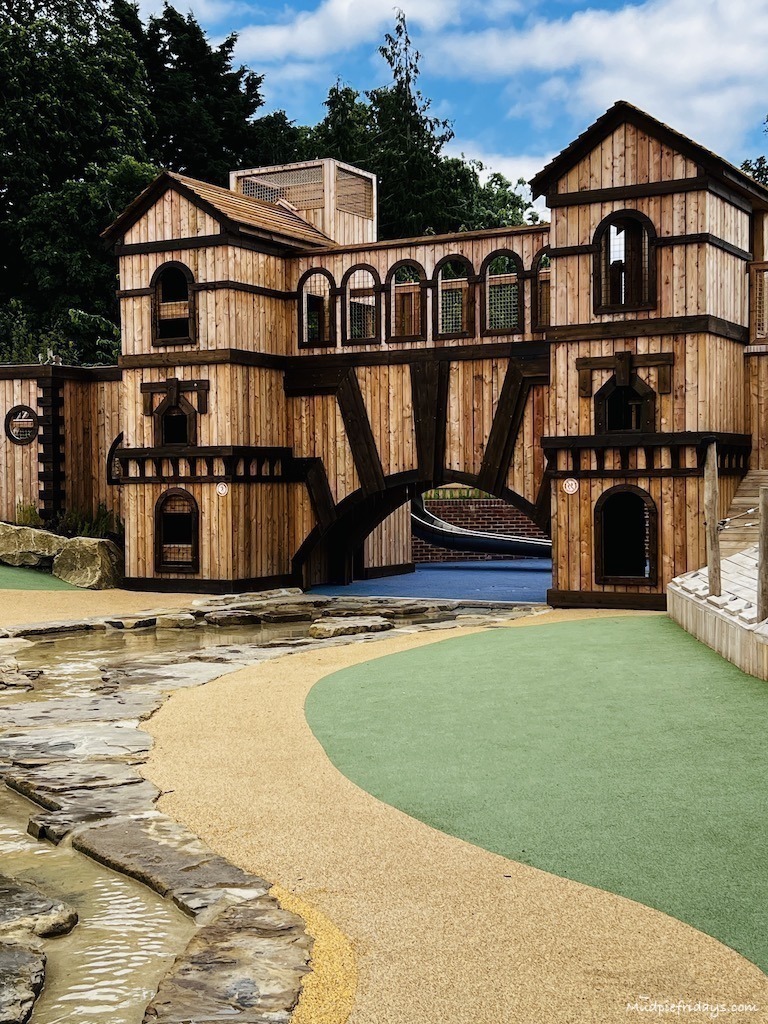 The grand bridge wooden play area