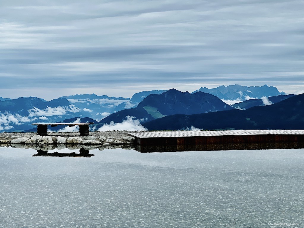 Somewhere to sit and relax at the top of the Spieljoch mountain