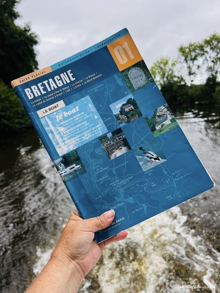 Brittany waterways guide a map of the river and canal