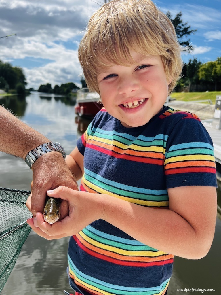 Harry holding a fish