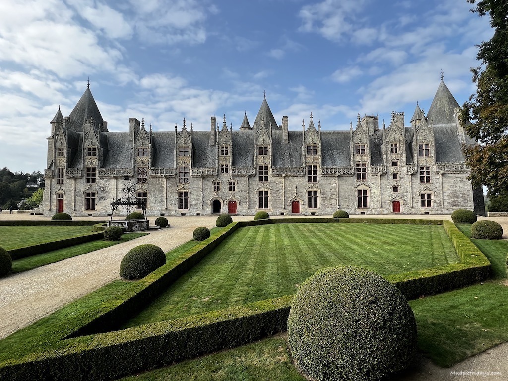 The back of Josselin Cathedral which you can only see once in the grounds