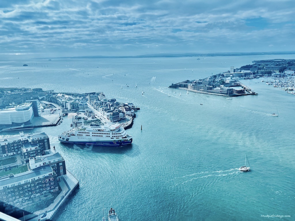 Views across to Gosport and the Isle of Wight