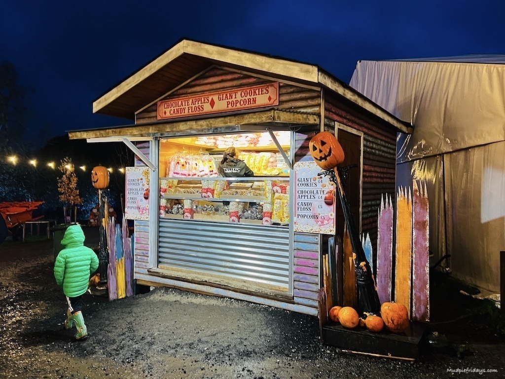 One of the various food stalls