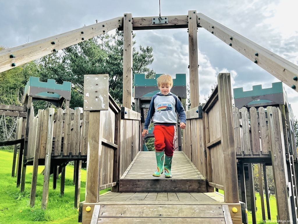 Harry on the Giant Play fort