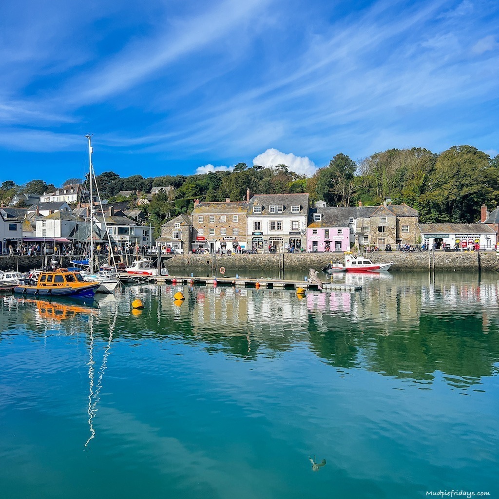 Padstow harbour in the sun