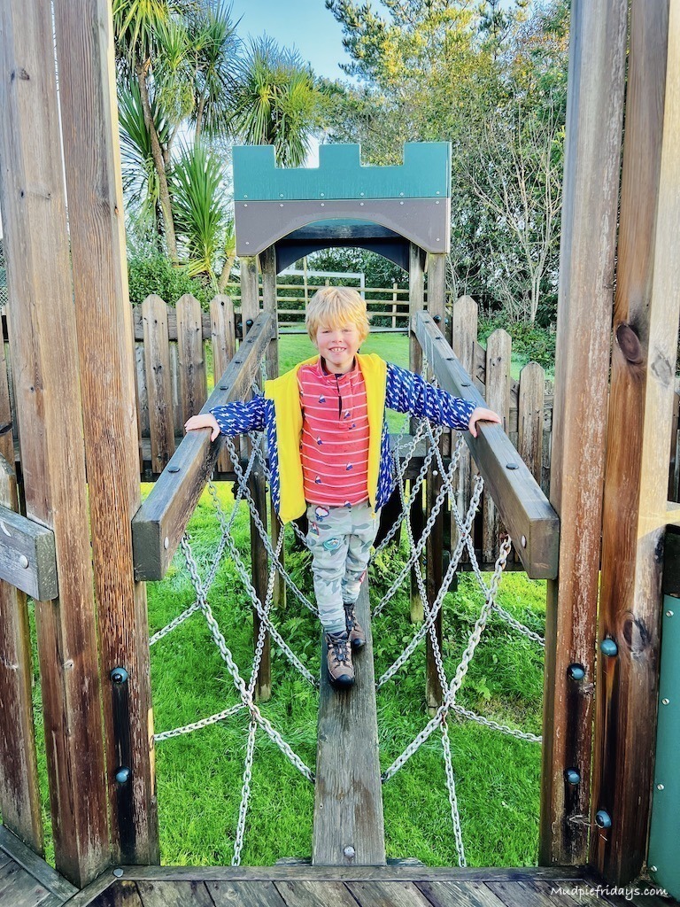 Harry on the Giant Play fort