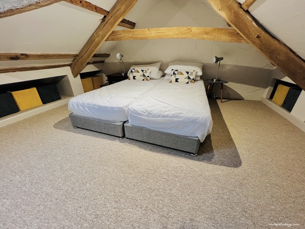 The second bedroom in the cottage