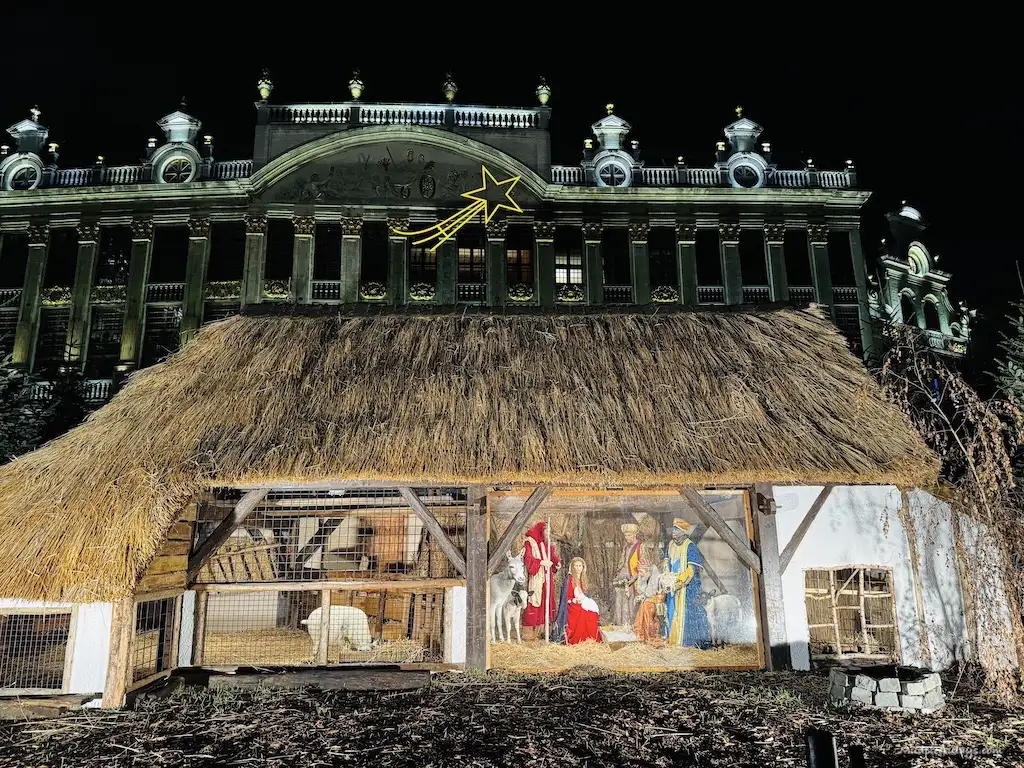 A nativity scene