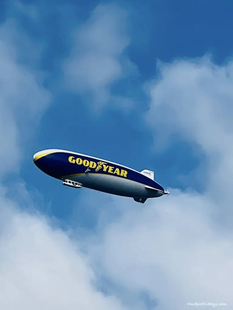 During our crossing we saw a Zeppelin in the sky which had launched from the Zeppelin Museum Friedrichshafen