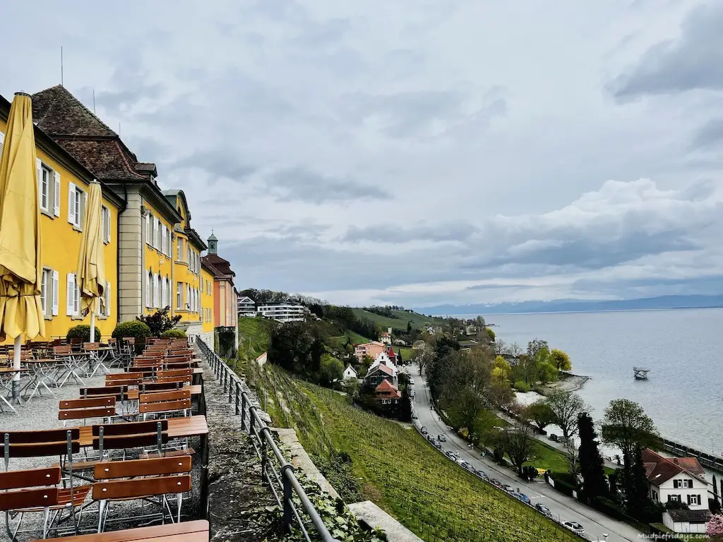 Looking over lake constance
