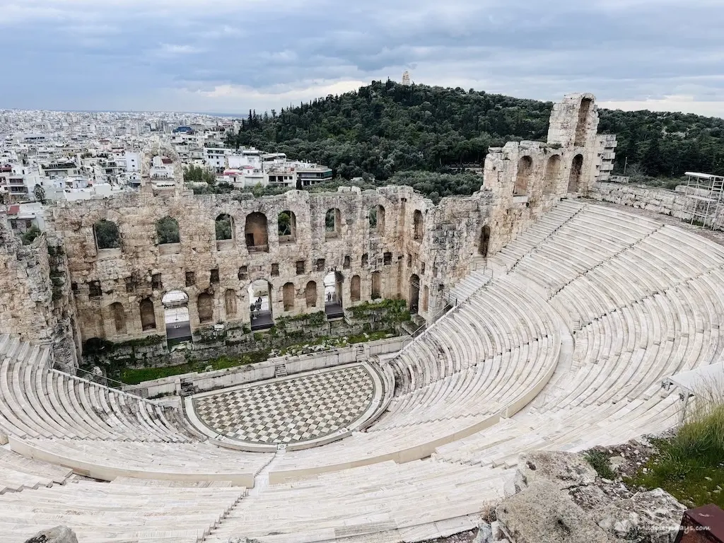 The Odeon of Herodes Atticus on Acropolis Hill
