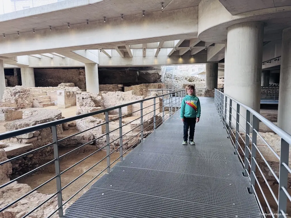 the excavations under the museum when you exit.&nbsp;