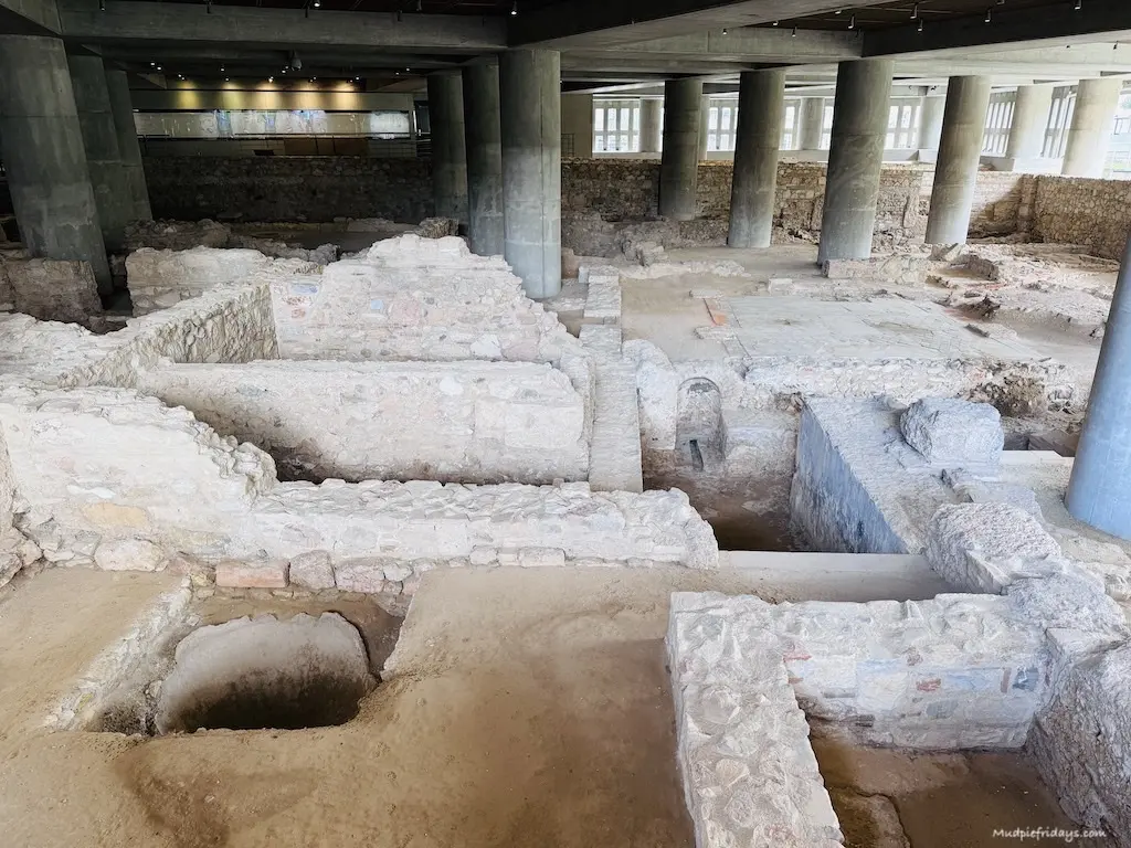 the excavations under the museum when you exit.&nbsp;