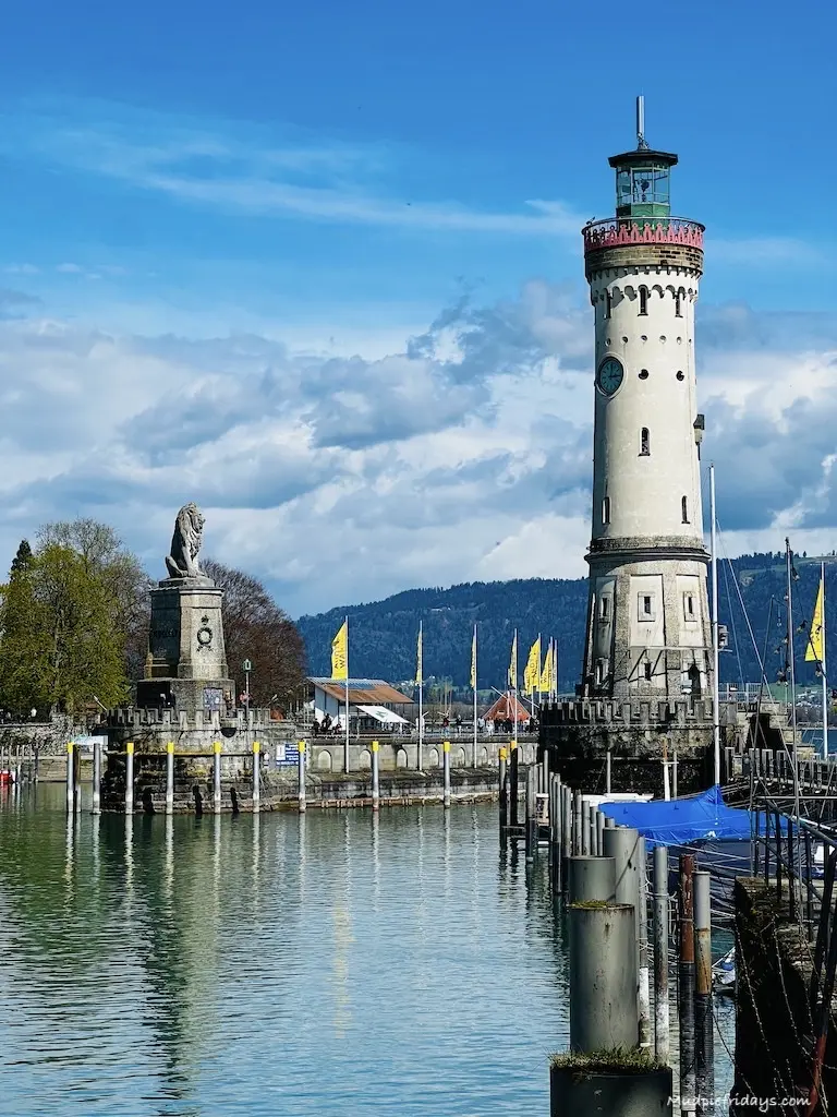 Lindau Island Harbour and Lighthouse