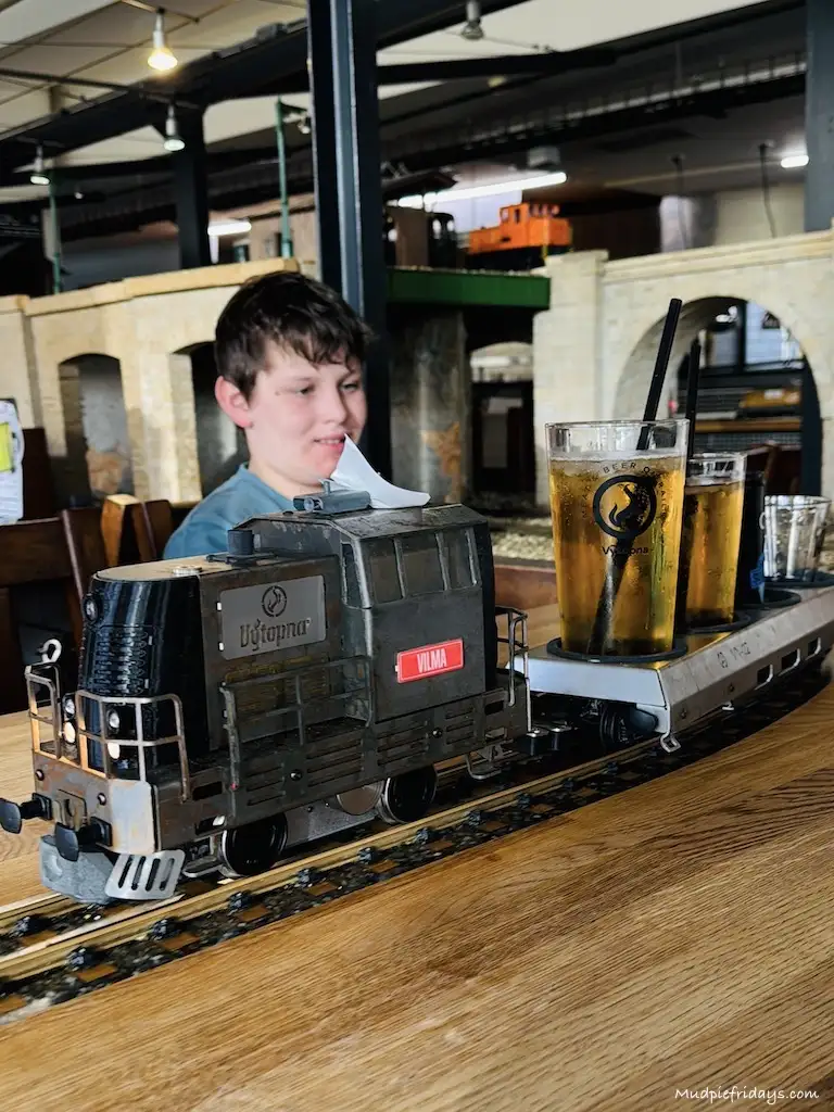 The Railway Restaurant called Výtopna - 3 days in Prague Itinerary with kids