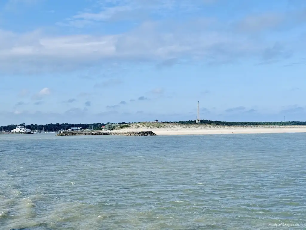 The Verdon shores from the ferry