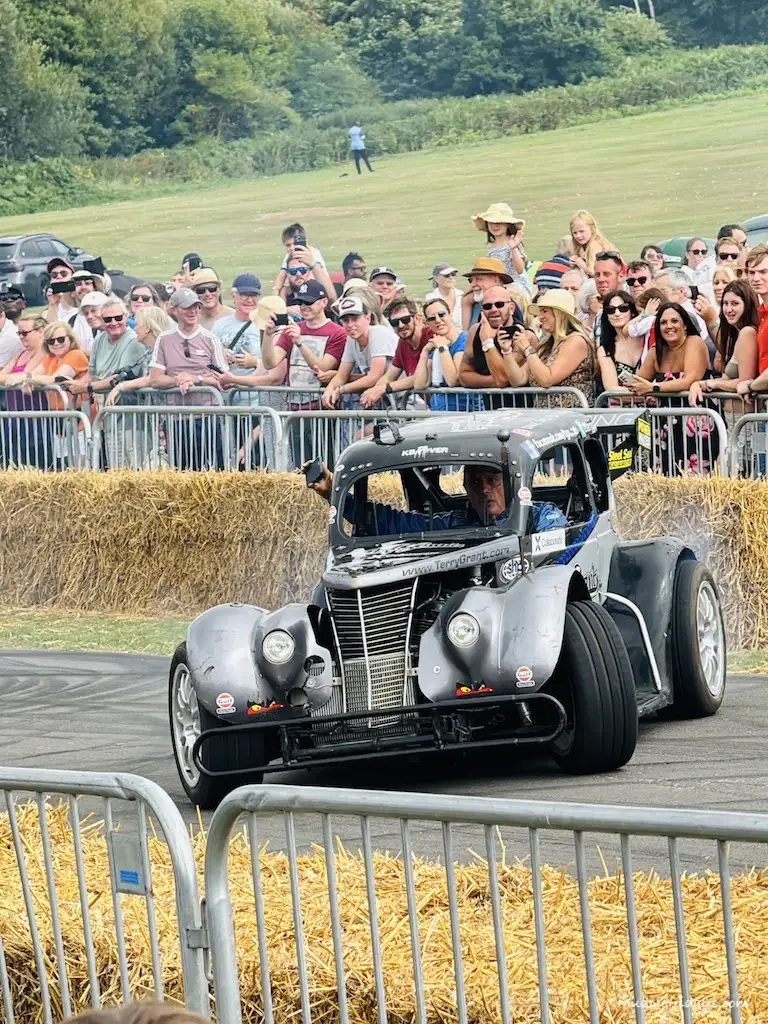 Terry Grant Stunt Man appearing at Leeds Castle Motors by the Moat