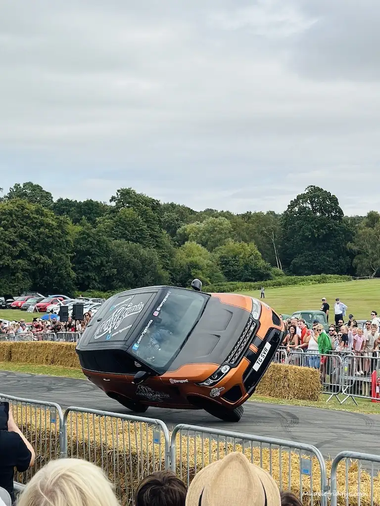 Terry Grant Stunt Man appearing at Leeds Castle Motors by the Moat