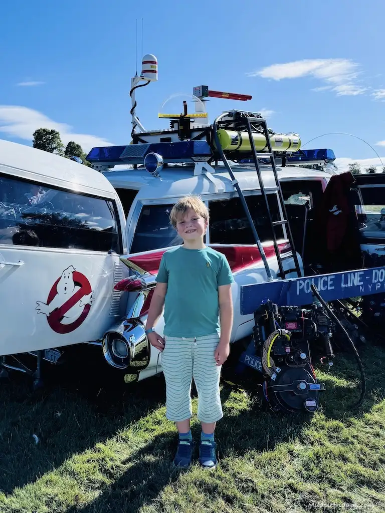 The ghostbusters even made an appearance at the Motors by the moat at Leeds Castle