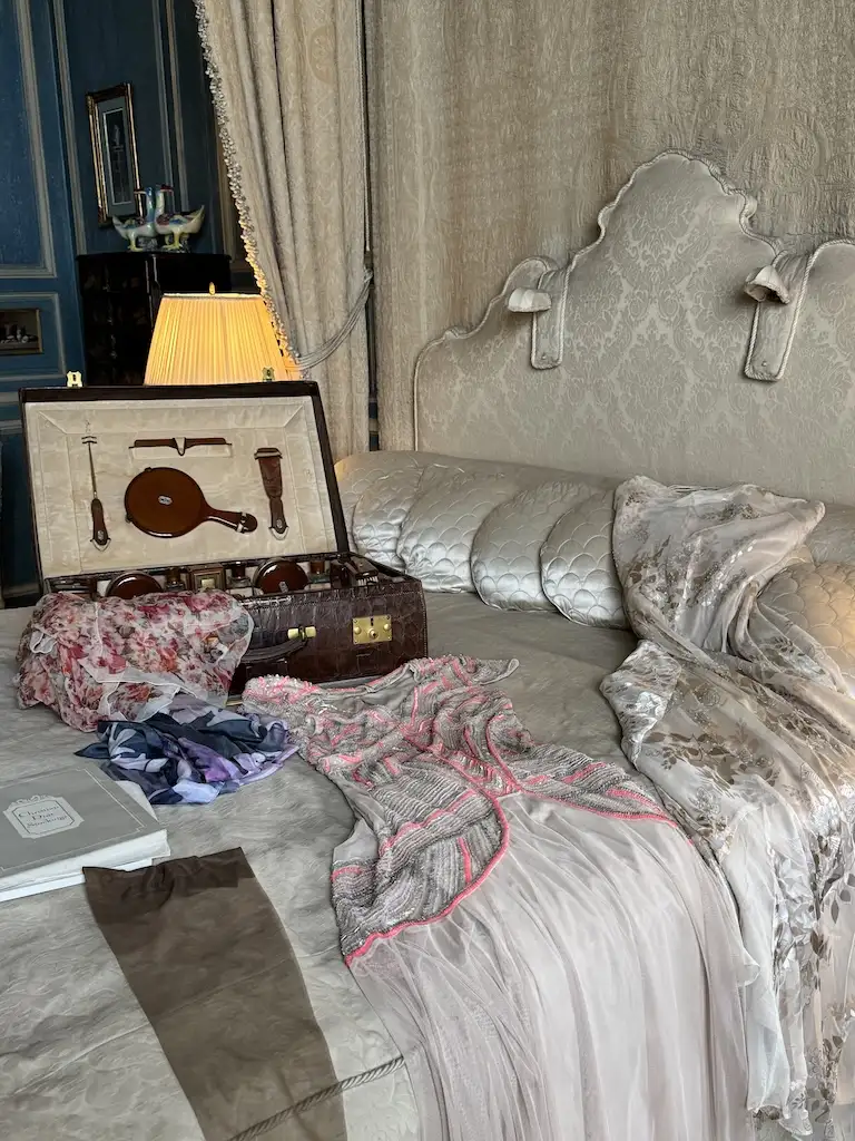 Lady Baillie's bedroom at Leeds Castle